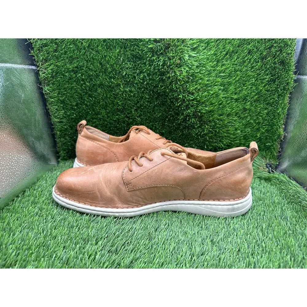 Born Todd BM0006806 Casual Sneaker Shoes Men 10.5M Brown Leather Lace-Up Walking